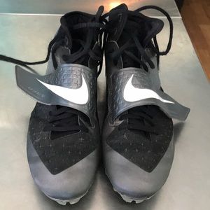 Nike CJ81 Elite TD Cleat Black/Silver